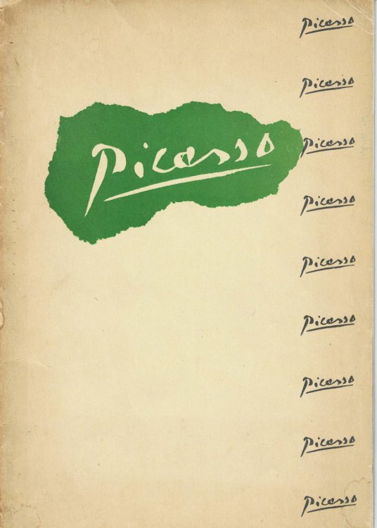 PICASSO. May Third to May Twenty-Ninth / Nineteen Forty Eight. (Catalog).