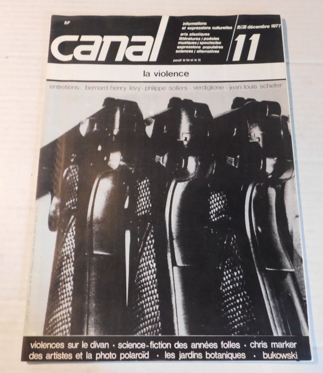 CANAL 11: (Journal d'informations culturelles). 15-31 decembre 1977: la violence. (Cover title).