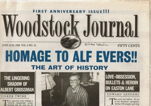 WOODSTOCK JOURNAL. VOL.2 NO.12; VOL.2, NO.15 AND VOL.2 NO.16. (June 14, July 26 and August 9, 1996). (3 issues).