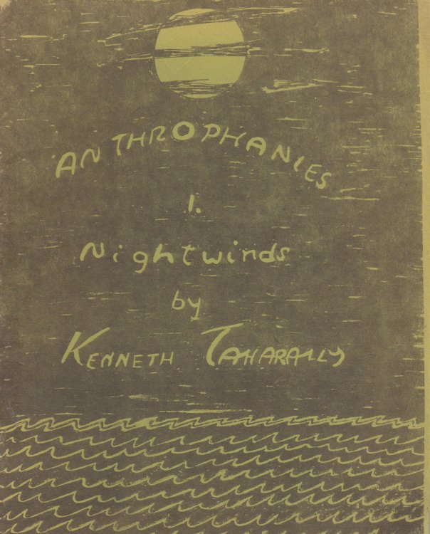 ANTHROPHANIES 1. Nightwinds. Drawings by Monito Arrhenius. SIGNED AND INSCRIBED by Kenneth Taharally.