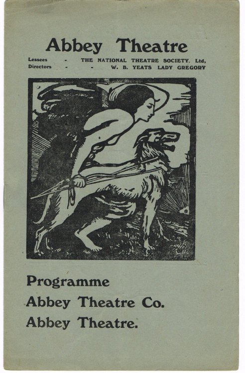 ABBEY THEATRE CO. The Round Table: a Comic Tragedy in Three Acts by Lennox Robinson. The Workhouse Ward: A Comedy in One Act, by Lady Gregory. (Program).