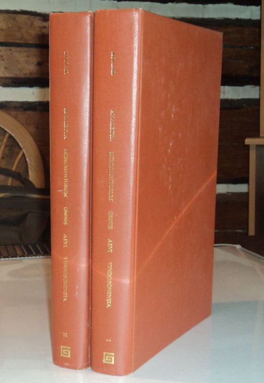 ANALECTA MONUMENTORUM OMNIS AEVI VINDOBONENSIA. Opera et Studio Adami Francisci Kollarii, Pannonii Neosoliensis, Mariae Theresiae Aug. a Consilis, et Aug. Bibliothecae Vindobonensis Primi Custodis. (2 volumes).