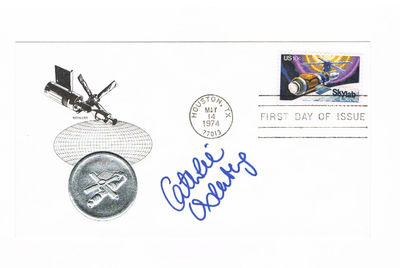 FIRST DAY COVER SIGNED by actress CATHERINE OXENBERG.
