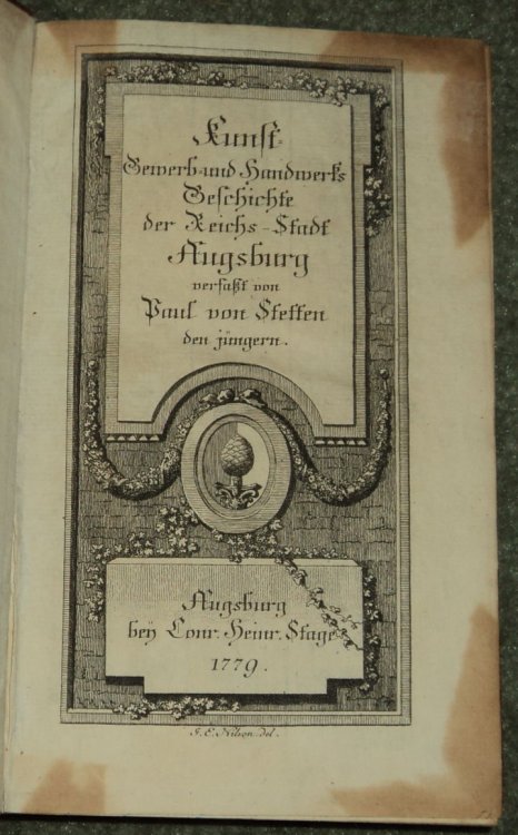 KUNST-, GEWERB- UND HANDWERKS-GESCHICHTE DER REICHS-STADT AUGSBURG.