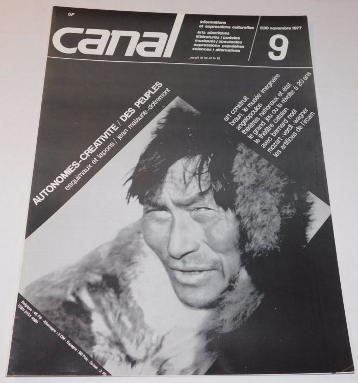 CANAL 9: (Journal d'informations culturelles). 1-30 Novembre1977. (Cover title).