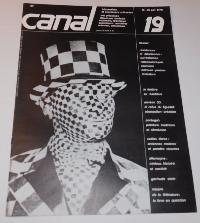 CANAL 19: (Journal d'informations culturelles). 15-30 juin 1978. (Cover title).