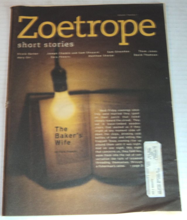 ZOETROPE SHORT STORIES. Volume 1 Number 1. Winter 1997. [Zoetrope: All-Story].