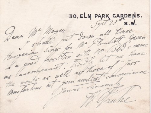 AUTOGRAPH LETTER SIGNED BY WILLIAM KUHE.