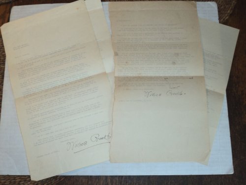 4 TYPED LETTERS, INCLUDING 3 SIGNED, by the Modernist poet WALLACE GOULD admired by William Carlos Williams & Marsden Hartley.