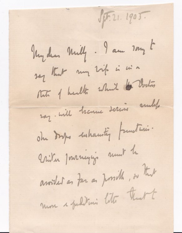 AUTOGRAPH LETTER SIGNED BY THE 4TH GOVERNOR GENERAL OF CANADA JOHN CAMPBELL, 9TH DUKE OF ARGYLL.