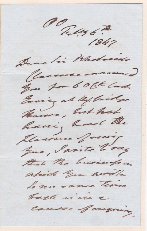 AUTOGRAPH LETTER SIGNED BY BRITISH CAVALRY COMMANDER HENRY PAGET, 1ST MARQUESS OF ANGELSEY.