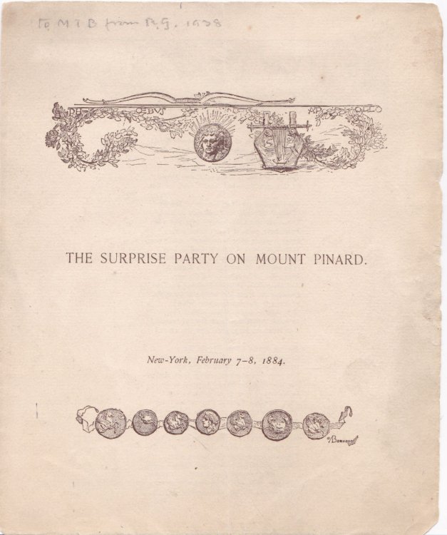 THE SURPRISE PARTY ON MOUNT PINARD. New-York, February 7-8, 1884.