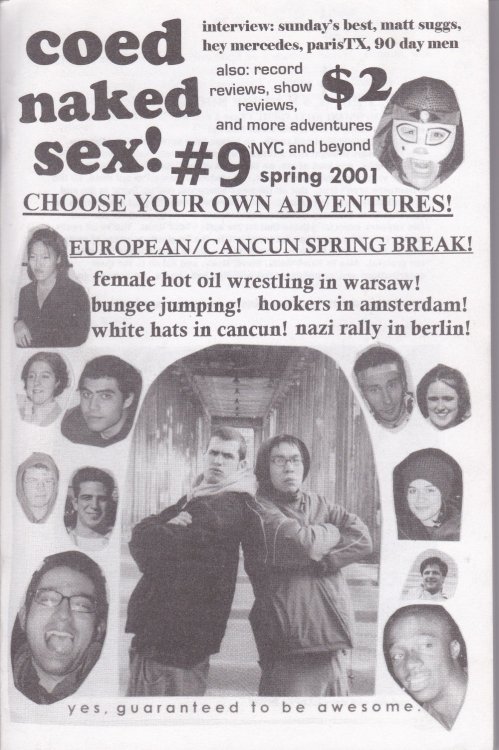 COED NAKED SEX #9. Spring 2001.