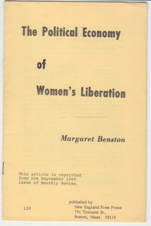 The Political Economy Of Women's Liberation