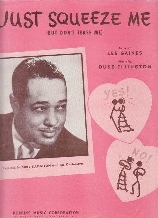 Sheet Music For Just Squeeze Me