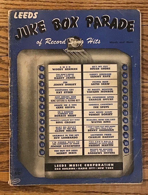 Leeds Juke Box Parade Of Record Song Hits