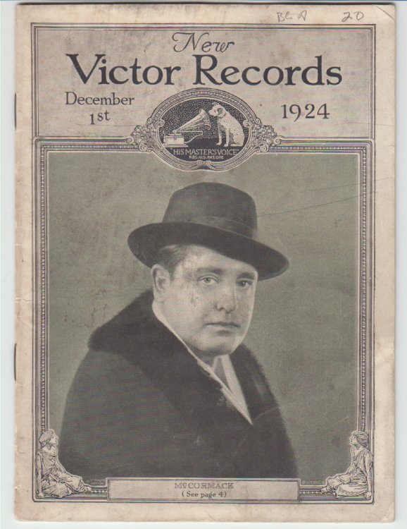 New Victor Records, December 1st 1924