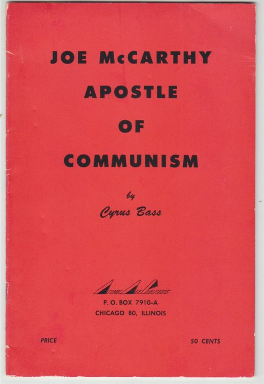 Joe Mccarthy Apostle Of Communism