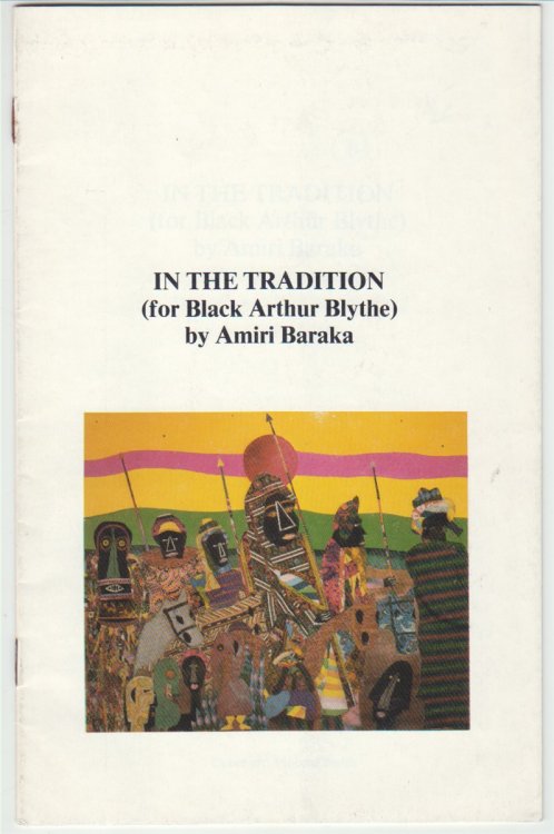 In The Tradition (for Black Arthur Blythe)