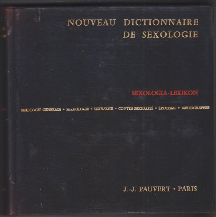 Nouveau Dictionnaire Du Sexologie