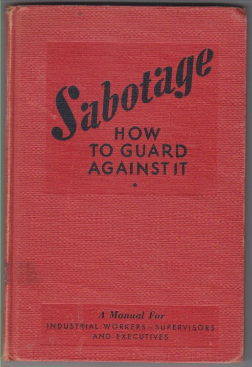 Sabotage: How to Guard Against It