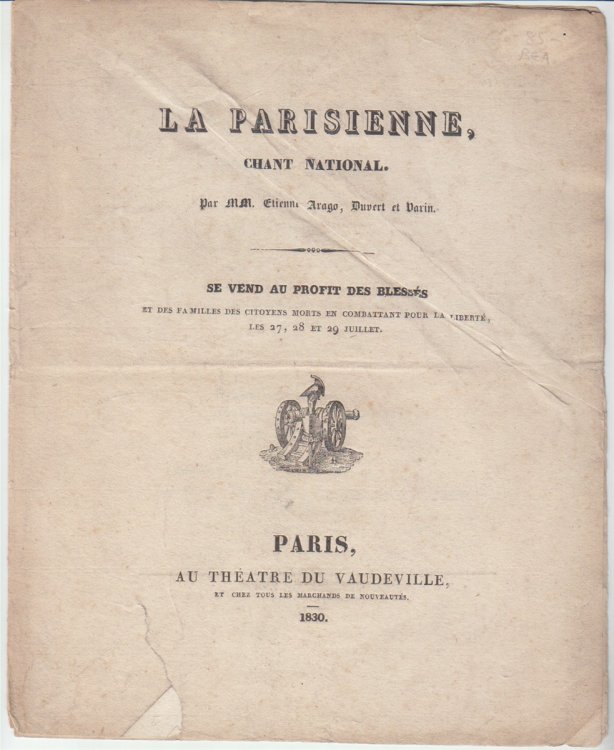 La Parisienne, Chant National