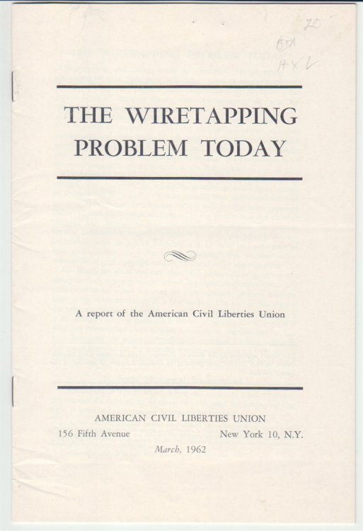 The Wiretapping Problem Today
