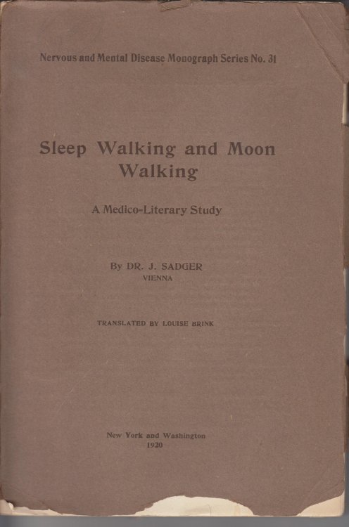 Sleep Walking and Moon Walking