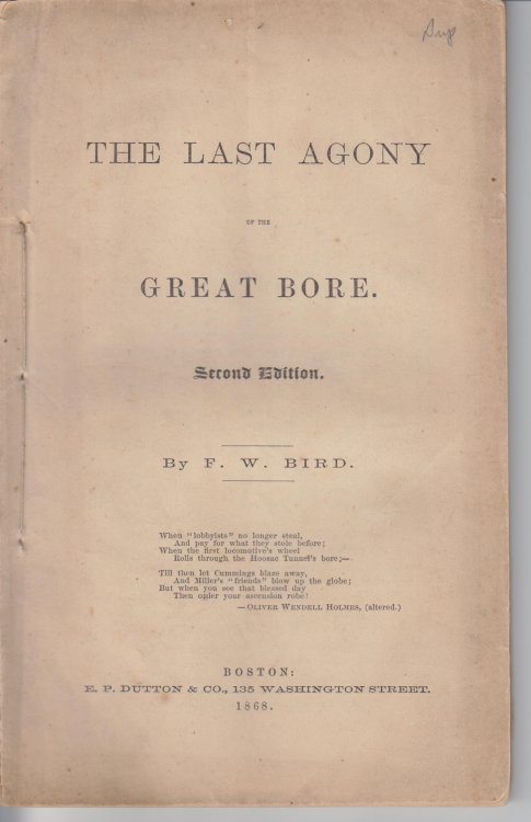 The Last Agony of the Great Bore