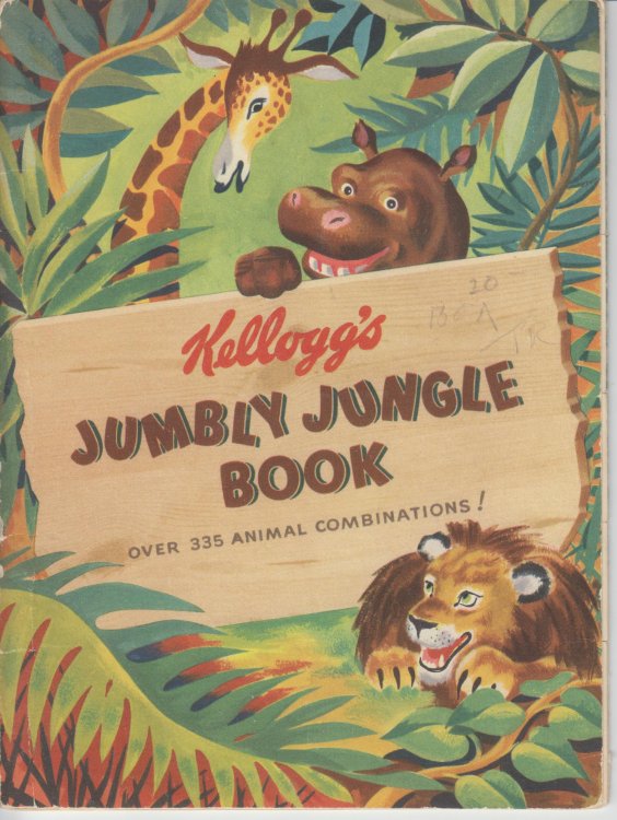 Kellogg's Jumbly Jungle Book. over 335 Animal Combinations!