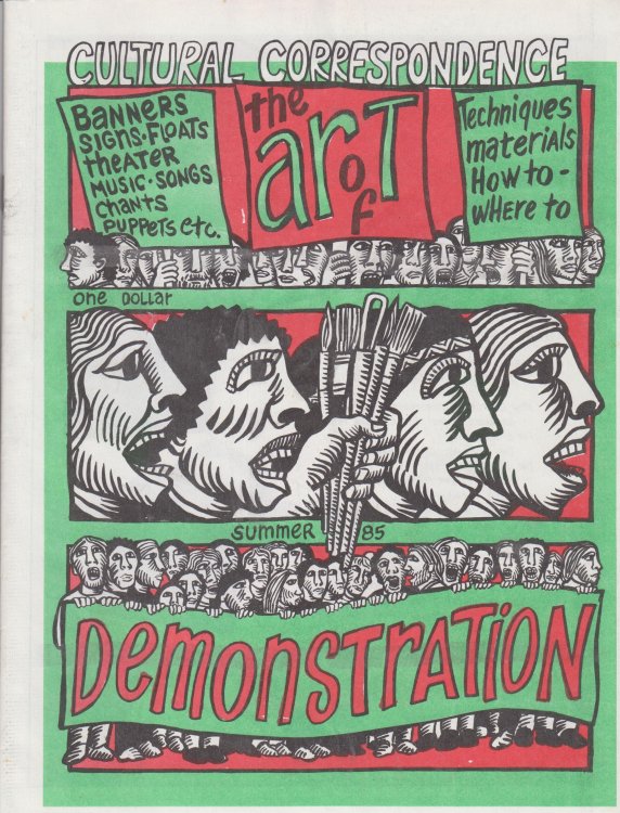 Culural Correspondence. The Art of Demonstration (Summer, 1985)