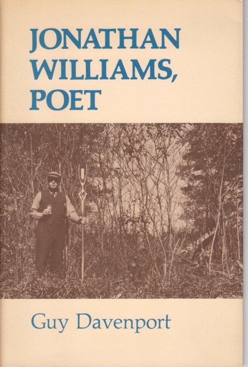 Jonathan Williams, Poet
