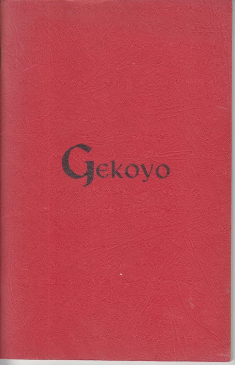 Gekoyo. Writings of the Geloyo Religious Assembly