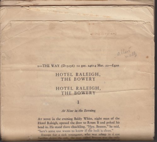 Hotel Raleigh, The Bowery