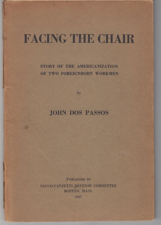 Facing The Chair. Story of the Americanization of Two Foreignborn Workmen