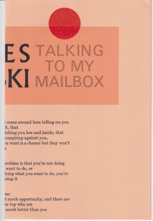 Talking To My Mailbox