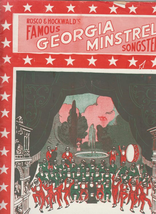 Harold Rossiter's Popular Collection of Song Hits of the Day by the World's Best Writers, Rosco & Hockwald's Famous Georgia Minstrel Songster cover title
