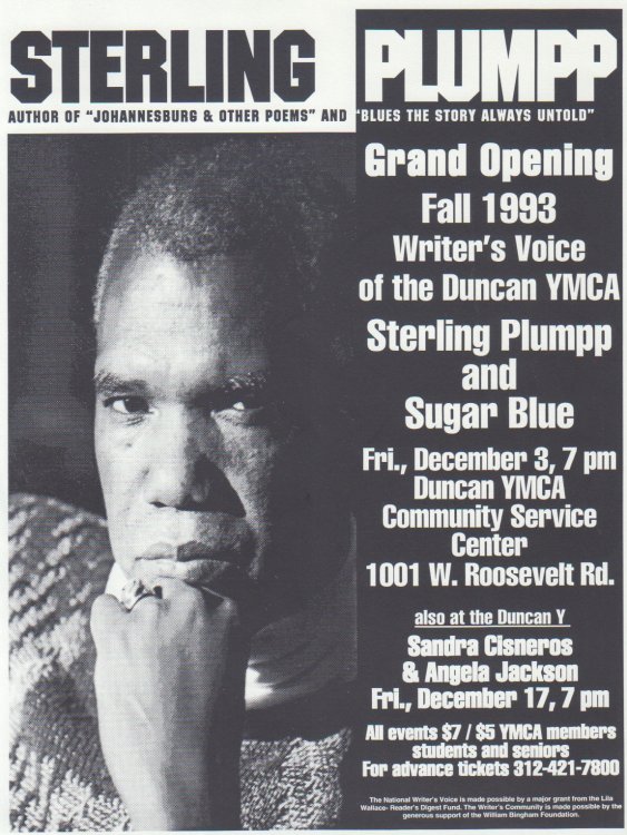 Grand Opening Fall 1993 Writers' Voice of the Duncan YMCA (3 pieces, 8 x 11