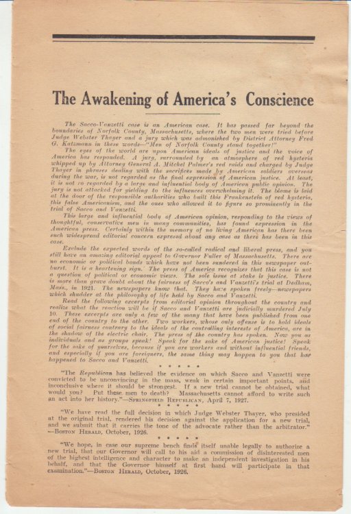 The Awakening Of America's Conscience