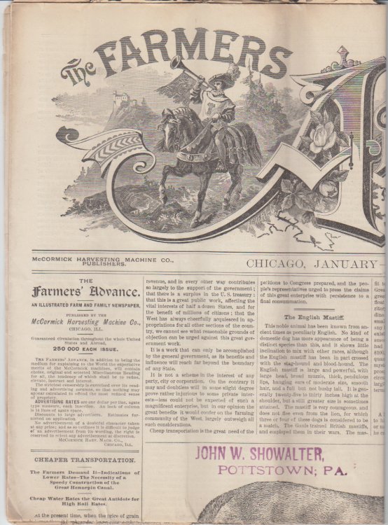 Farmers' Advance, January-February, 1885