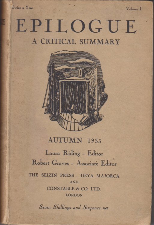Epilogue: A Critical Summary, Volume I (Autumn, 1936)
