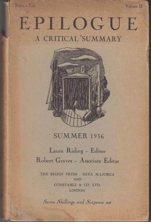 Epilogue: A Critical Summary II (Summer 1936)