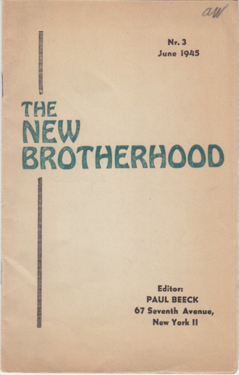 The New Brotherhood No.3 (June 1945)