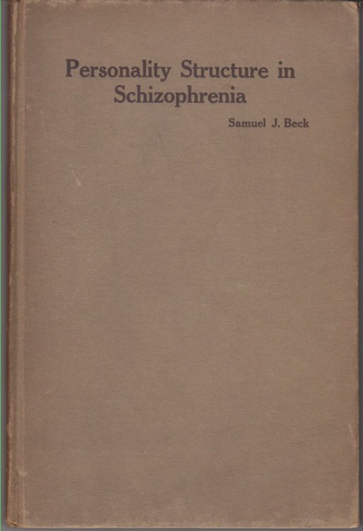Personality Structure in Schizophrenia