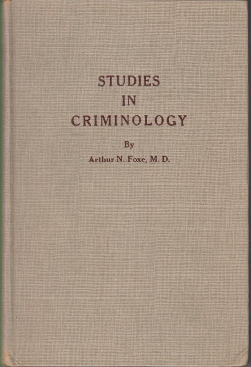 Studies in Criminology