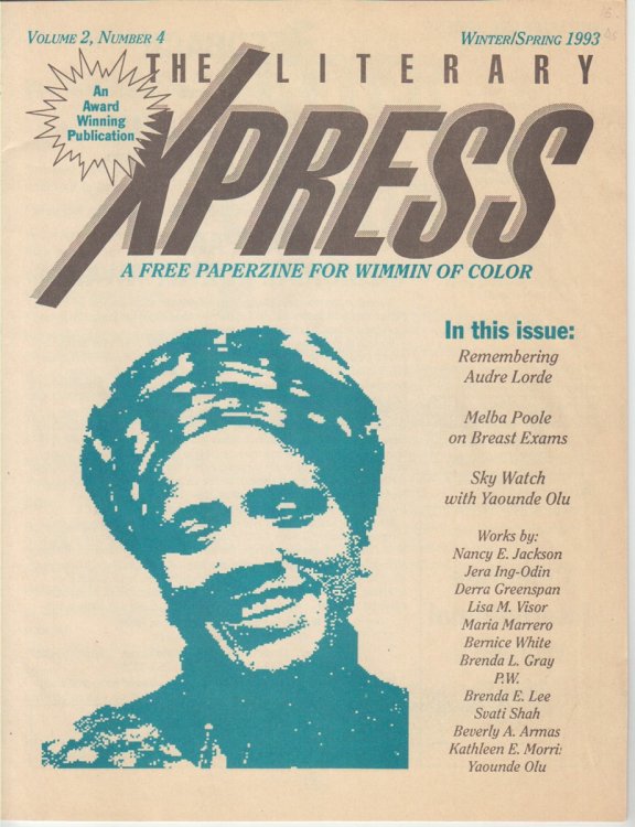 The Literary Xpress A Free Paperzine for Wimmin of Color Vol 2 No 4