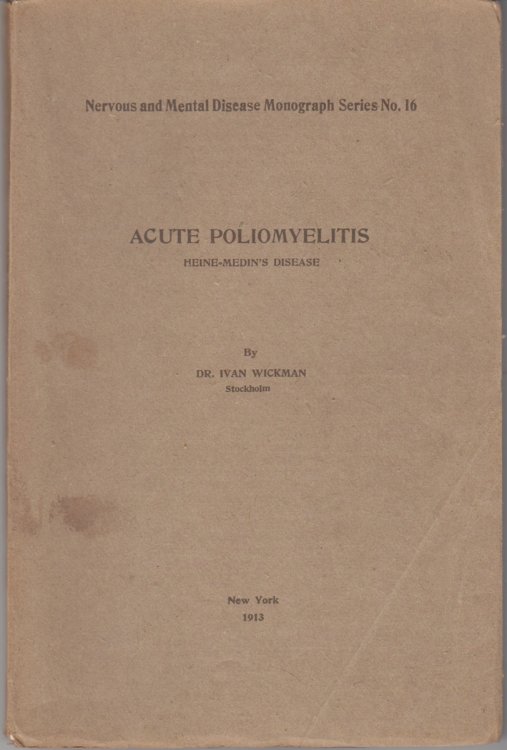 Acute Poliomyelitis