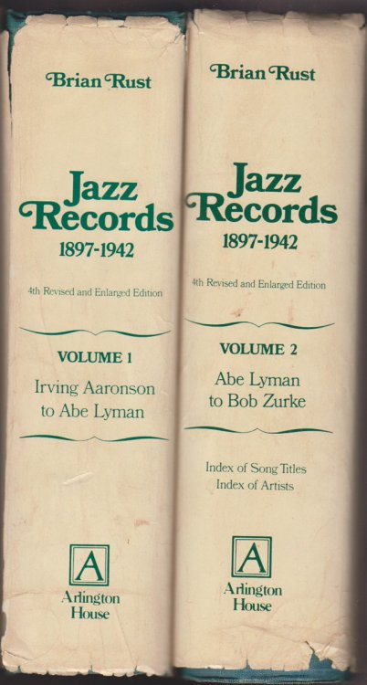 Jazz Records 1897-1942 2 vols