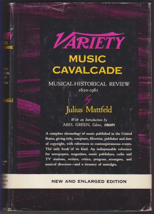 Variety Music Cavalcade Musical-Historical Review 1620-1961