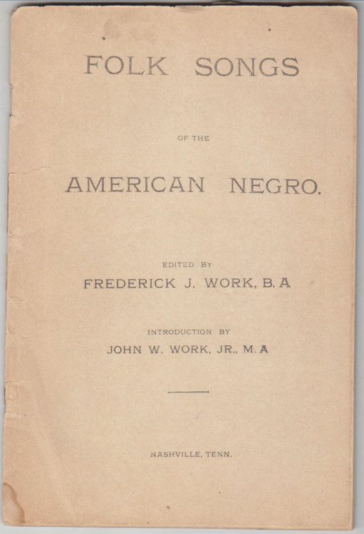 Folk Songs of the American Negro